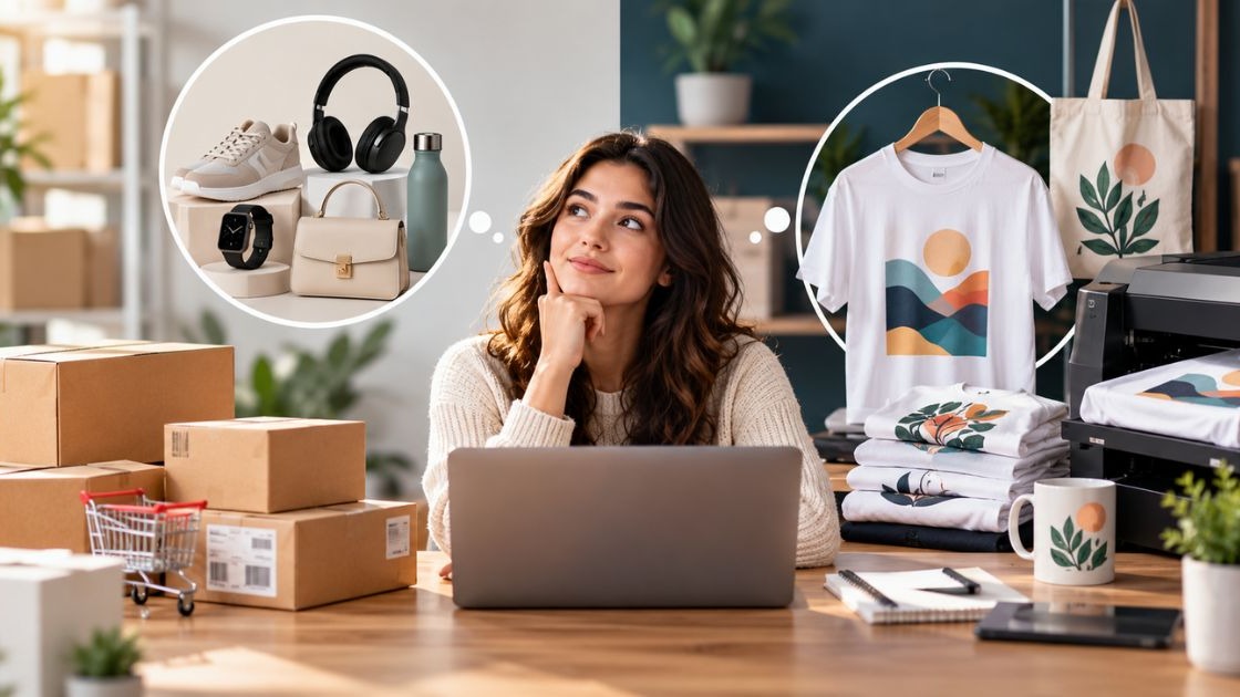Dropshipping vs print on demand : quel modèle choisir ?